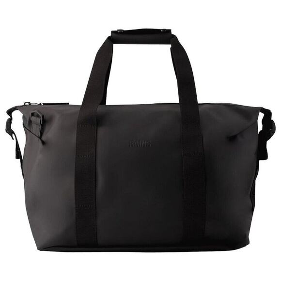 NWT Rains Black Hilo Waterproof Shoulder / Tote Weekender Bag One Size - Picture 1 of 15